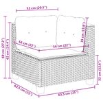 Sofa-de-exterior-Dream-modular-4-piezas---5-cojines-negro