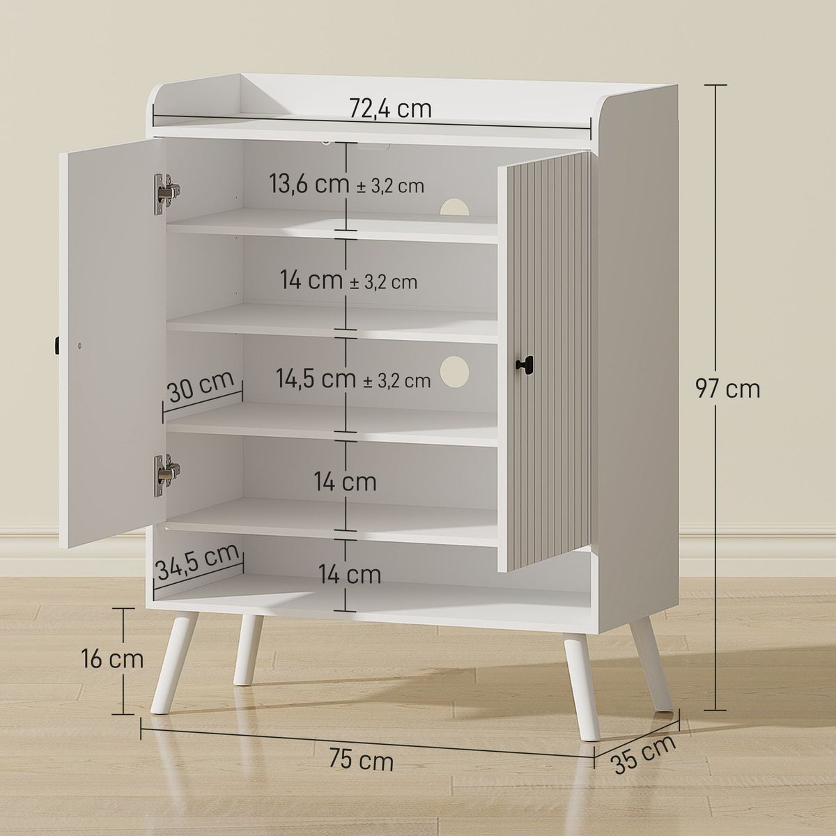 Zapatero-Klein-Homcom-2-puertas-con-baldas-ajustables-blanco-97x35x75-cm