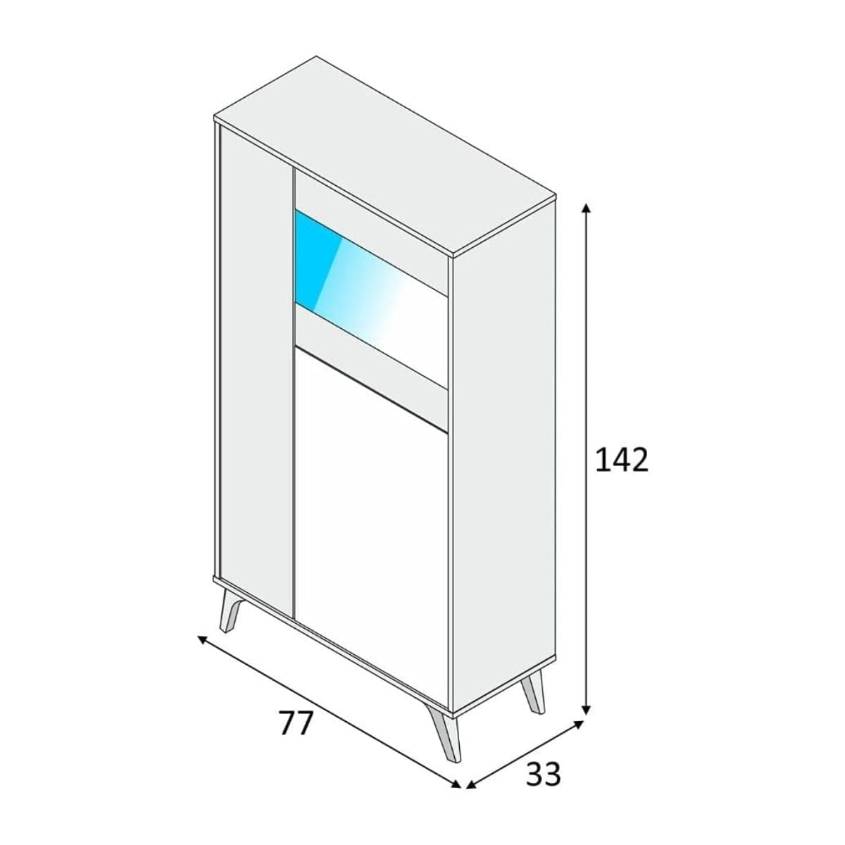 Vitrina-Relax-Plus-3-puertas-con-apertura-tipo-push-roble-canadian-blanco-artik-142x77x33-cm-medidas