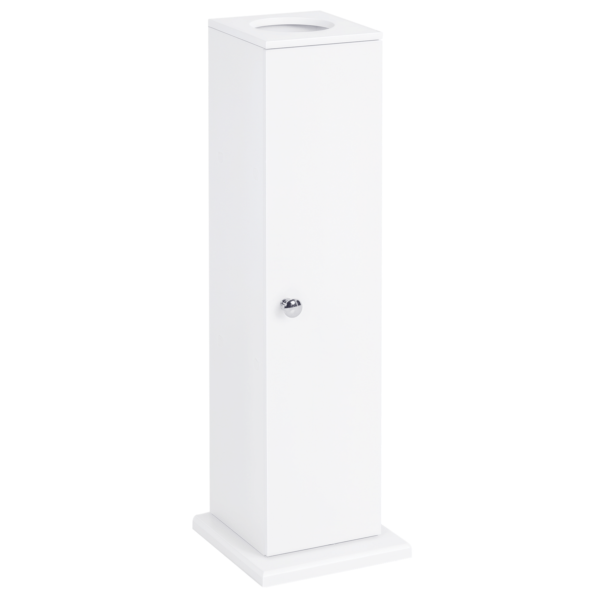 Mueble-de-baño-Monica-Homcom-1-puerta---orificio-superior-blanco-65x195x195-cm-