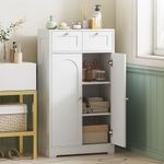 Armario-de-baño-Max-Homcom-2-puertas---2-cajones-blanco-108x30x60-cm-