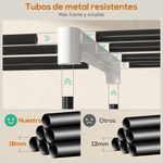 Armario-Liora-Homcom-8-estantes-gris-claro-185x43x182-cm