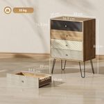 Comoda-Boho-Homcom-4-cajones-multicolor-86x60x39-cm