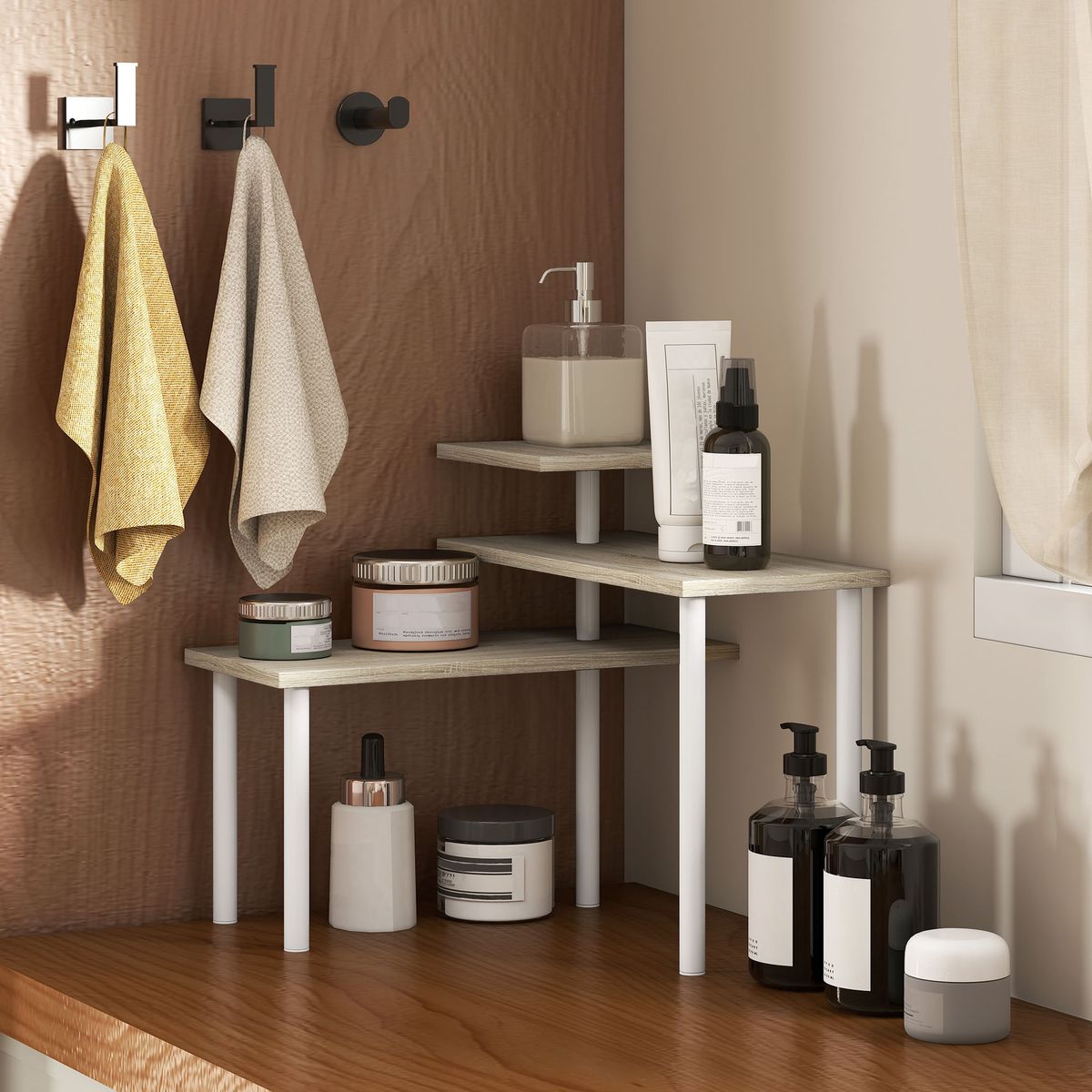 Estanteria-Taka-Homcom-3-niveles-natural-365x40x18-cm