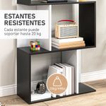 Estanteria-Zynera-Homcom-5-niveles-blanco-negro-1845x60x24-cm