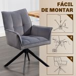 Pack-de-2-sillas-Velvet-Homcom-respaldo-acolchado-gris-85x64x63-cm-