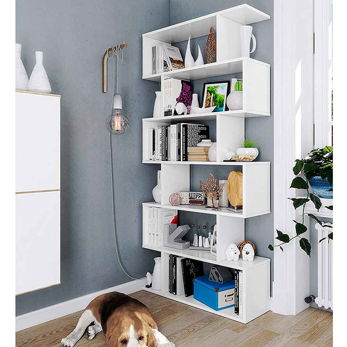 Estanteria-alta-Danerys-blanco-brillo-192x80x25-cm