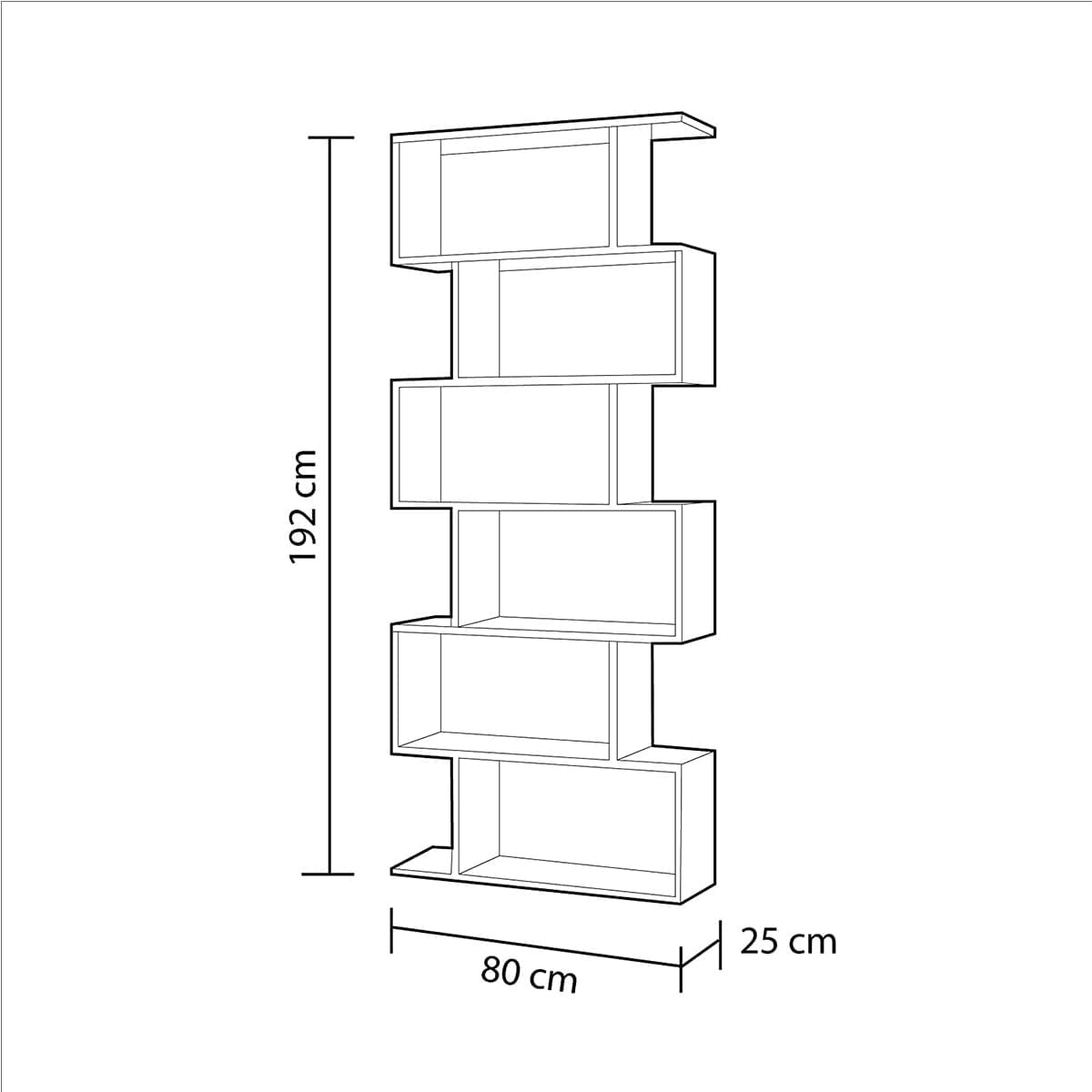 Estanteria-alta-Danerys-blanco-brillo-192x80x25-cm
