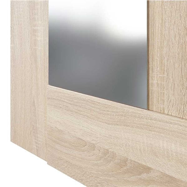 Mueble-recibidor-Oxys-con-espejo-roble-Canadian-grafito