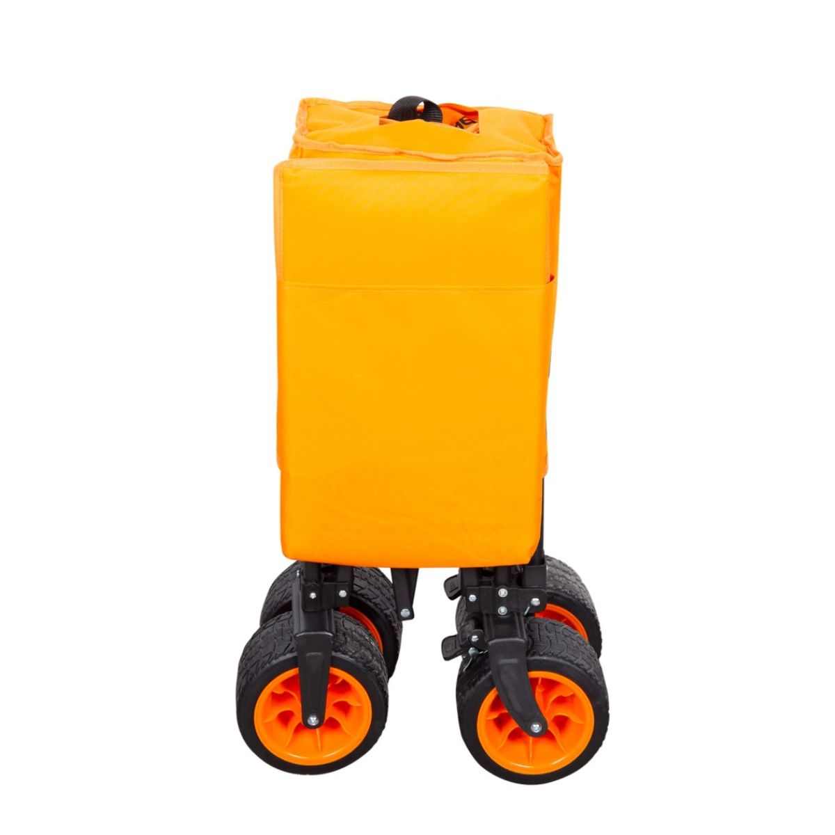 Carro-de-playa-Aktive-100kg-plegable-con-ruedas-giratorias-naranja-53x98x56-cm-