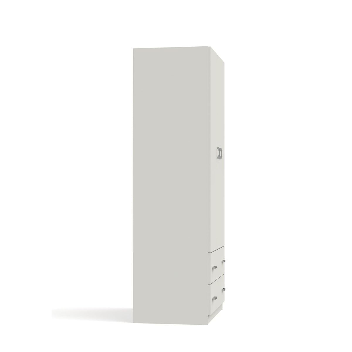 Armario-Katerina-2-puertas-con-2-cajones-blanco-180x74x52-cm-