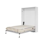 Cama-abatible-vertical-Lizzy-con-somier-blanco-135x190