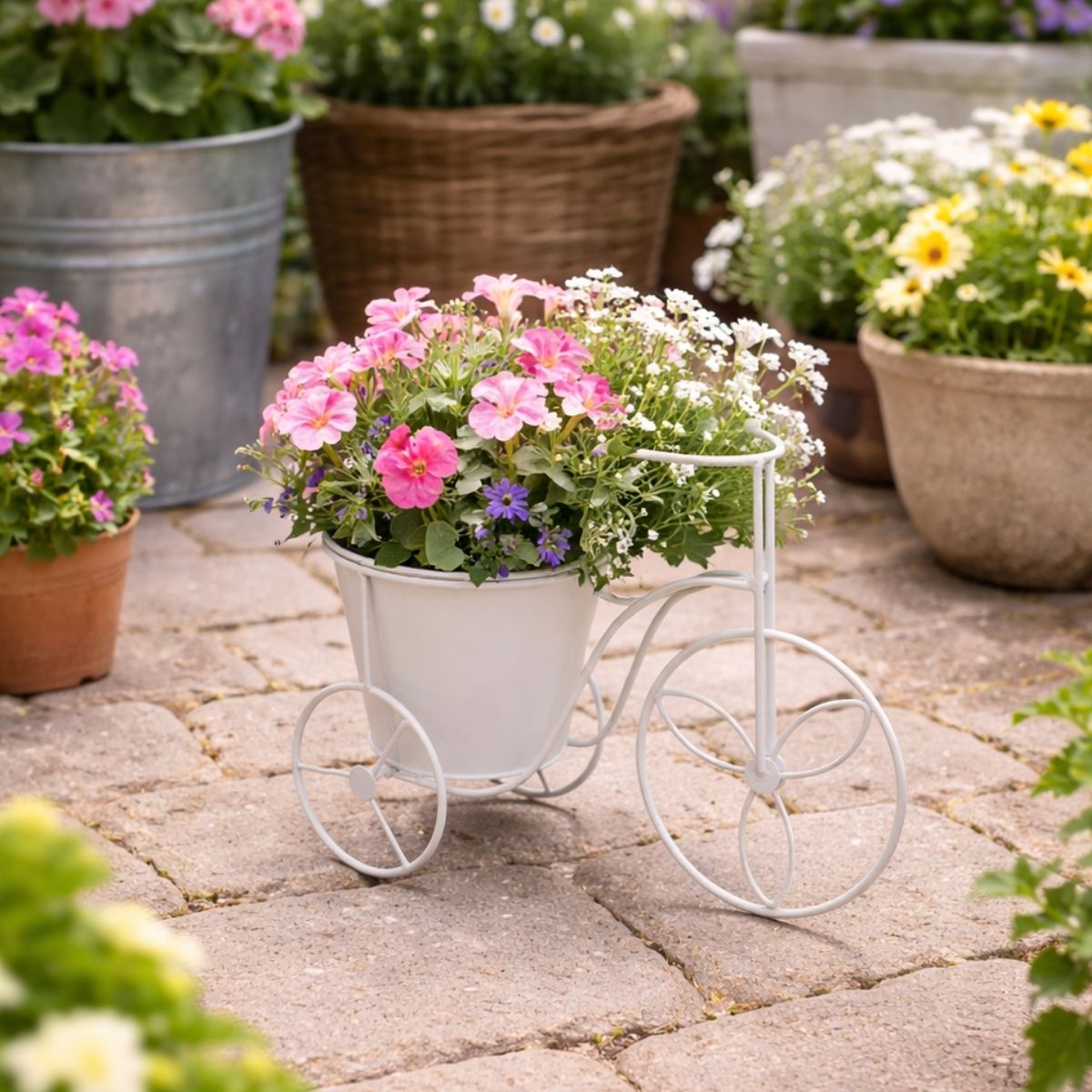 Macetero-Bicicleta-blanco-25x38x16-cm