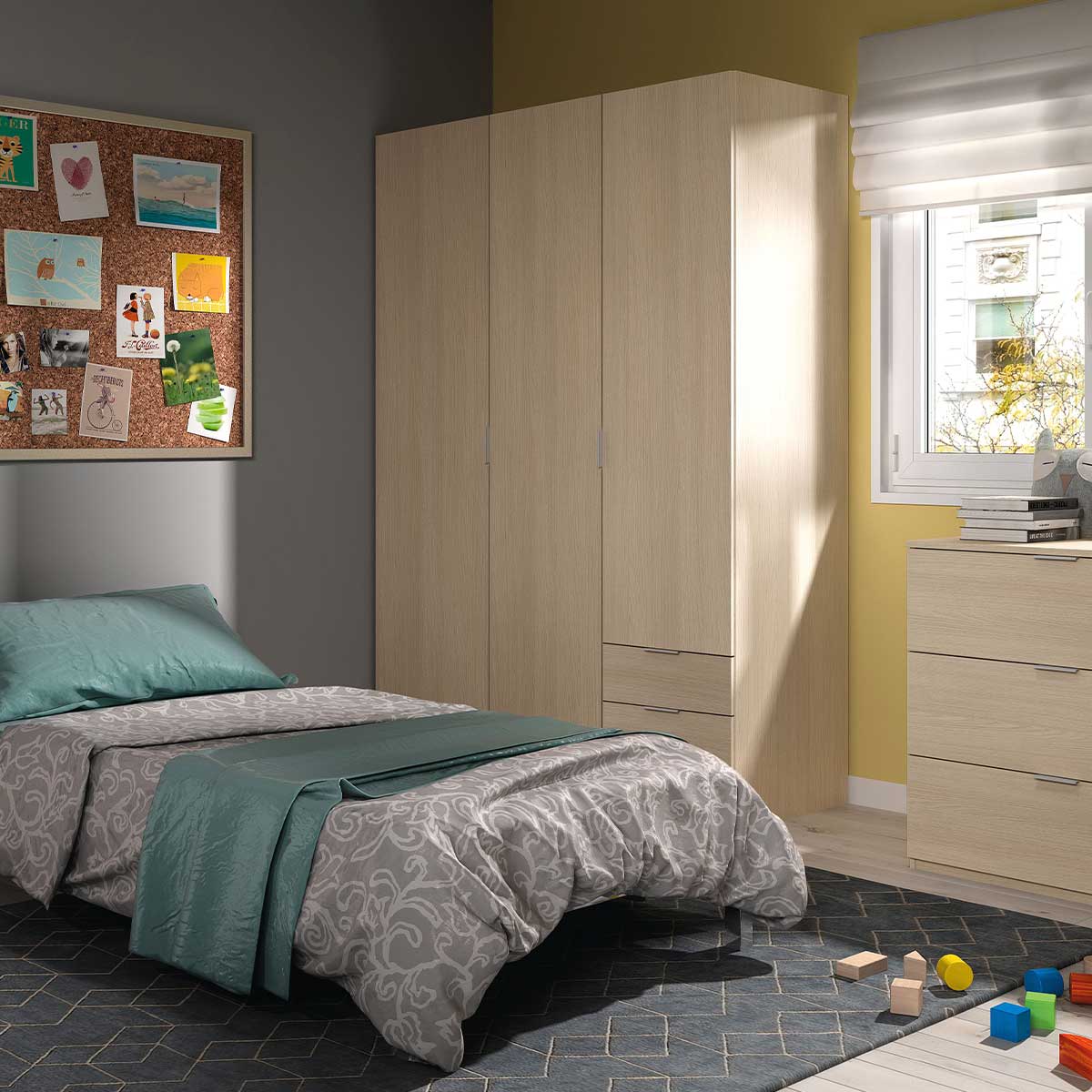 Armario-LC-3-puertas---3-cajones-roble-180x121x52-cm-5