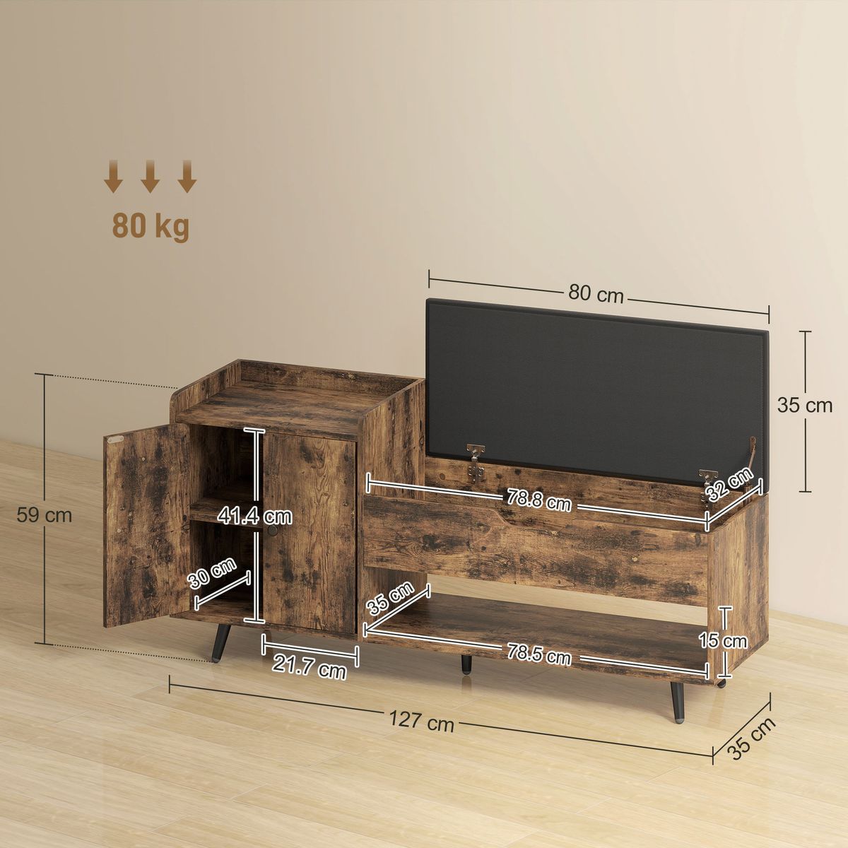 Banco-zapatero-Hana-Homcom-medidas