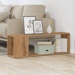 Mueble-de-TV-Panoramic-compartimento-abierto-roble-32x100x24-cm-fondo-animado