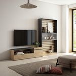 Composicion-de-salon-Kroma-mueble-de-TV-con-chimenea-derecha-natural-negro-1859x2629x346-cm