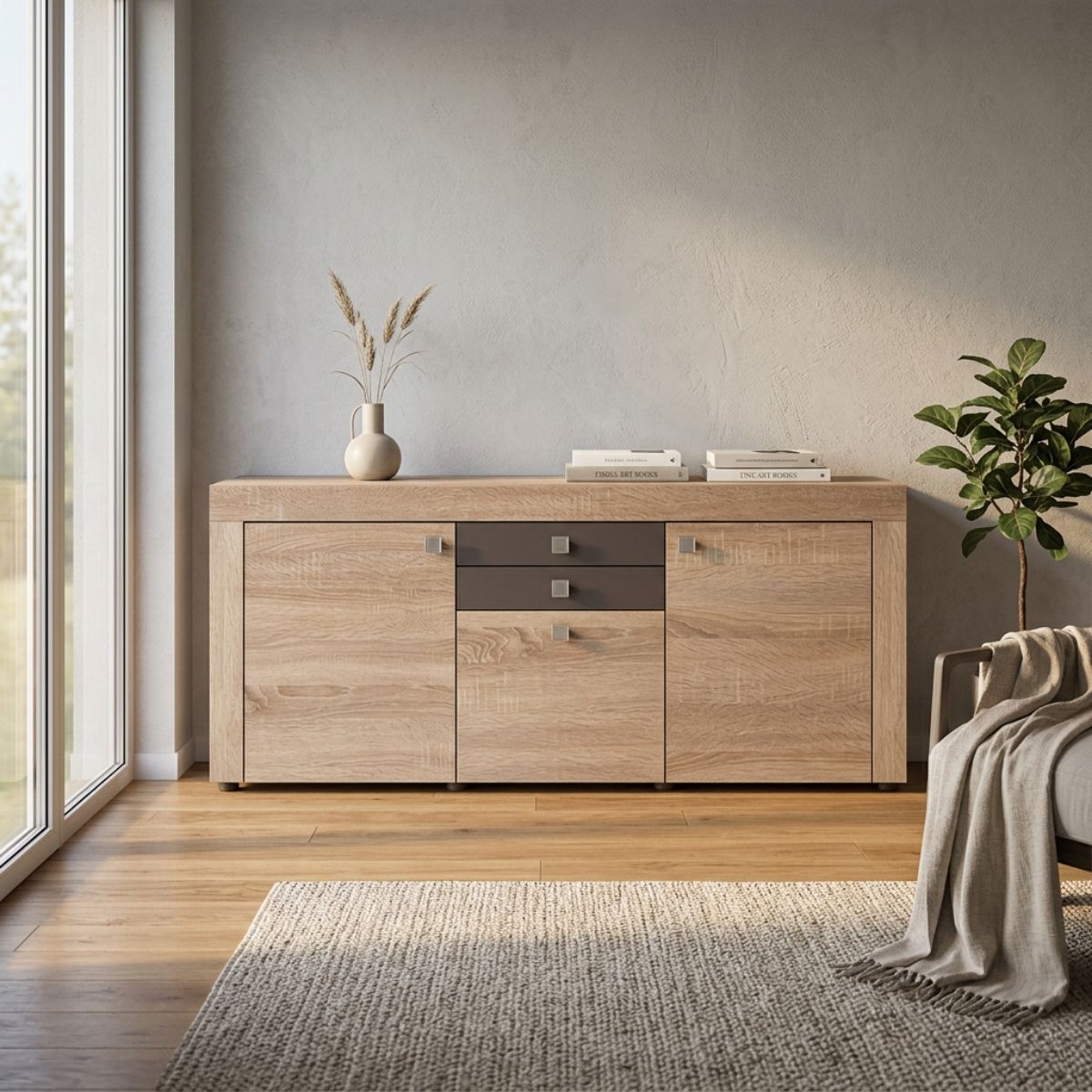 Aparador-Julieta-2-cajones-y-3-puertas-natural-71x167x40-cm-tres-puertas
