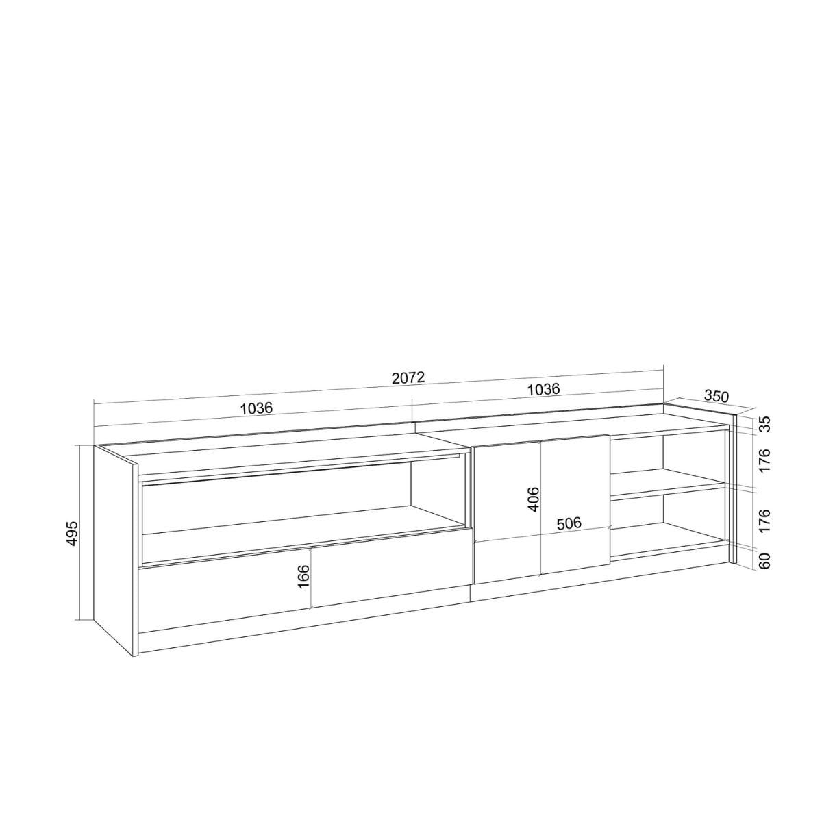 Mueble-de-TV-Kroma-con-compartimento-a-la-izquierda-blanco-natural-495x2072x35-cm