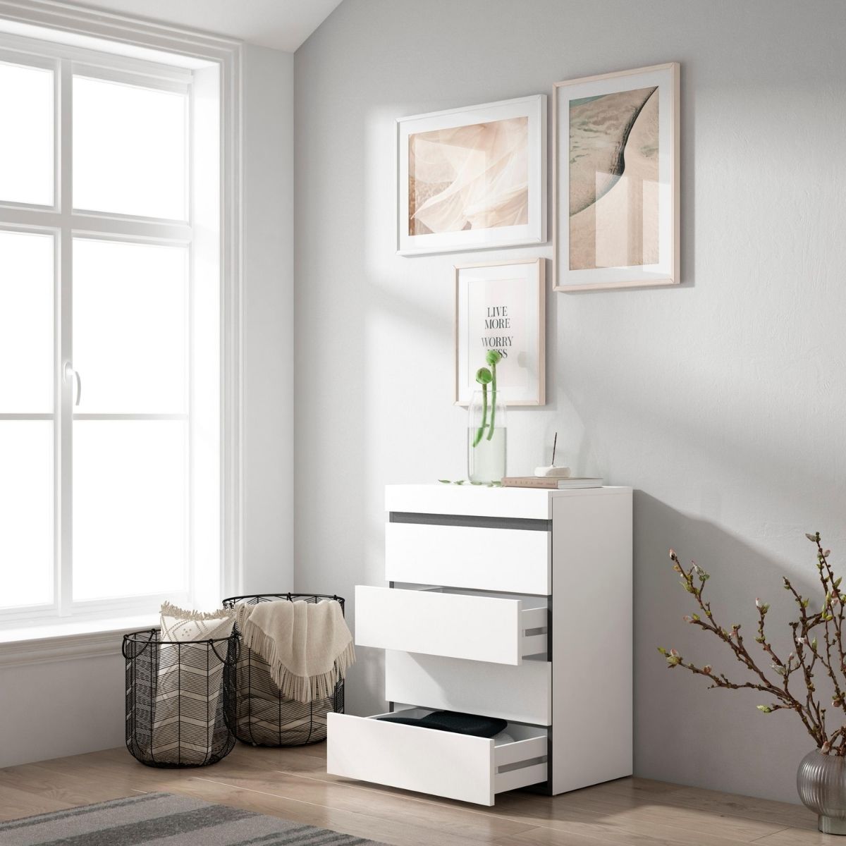 Comoda-Kroma-con-cuatro-cajones-blanco-75x567x35-cm