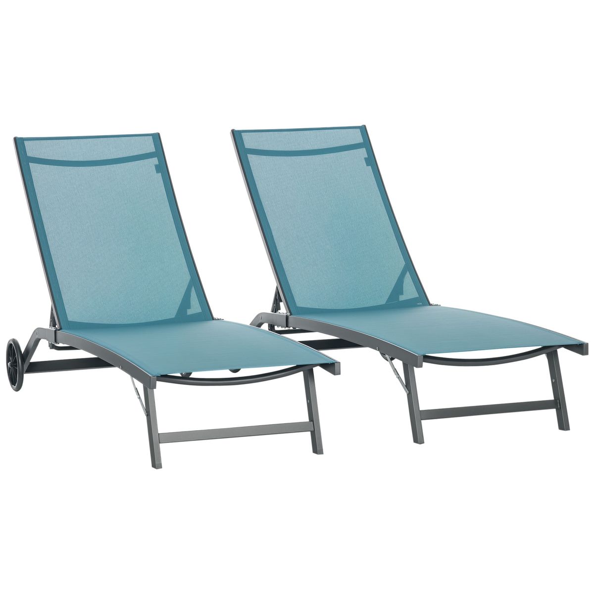 Pack-de-2-tumbonas-Lucas-Outsunny-reclinables-con-ruedas-azul-102x165x66-cm