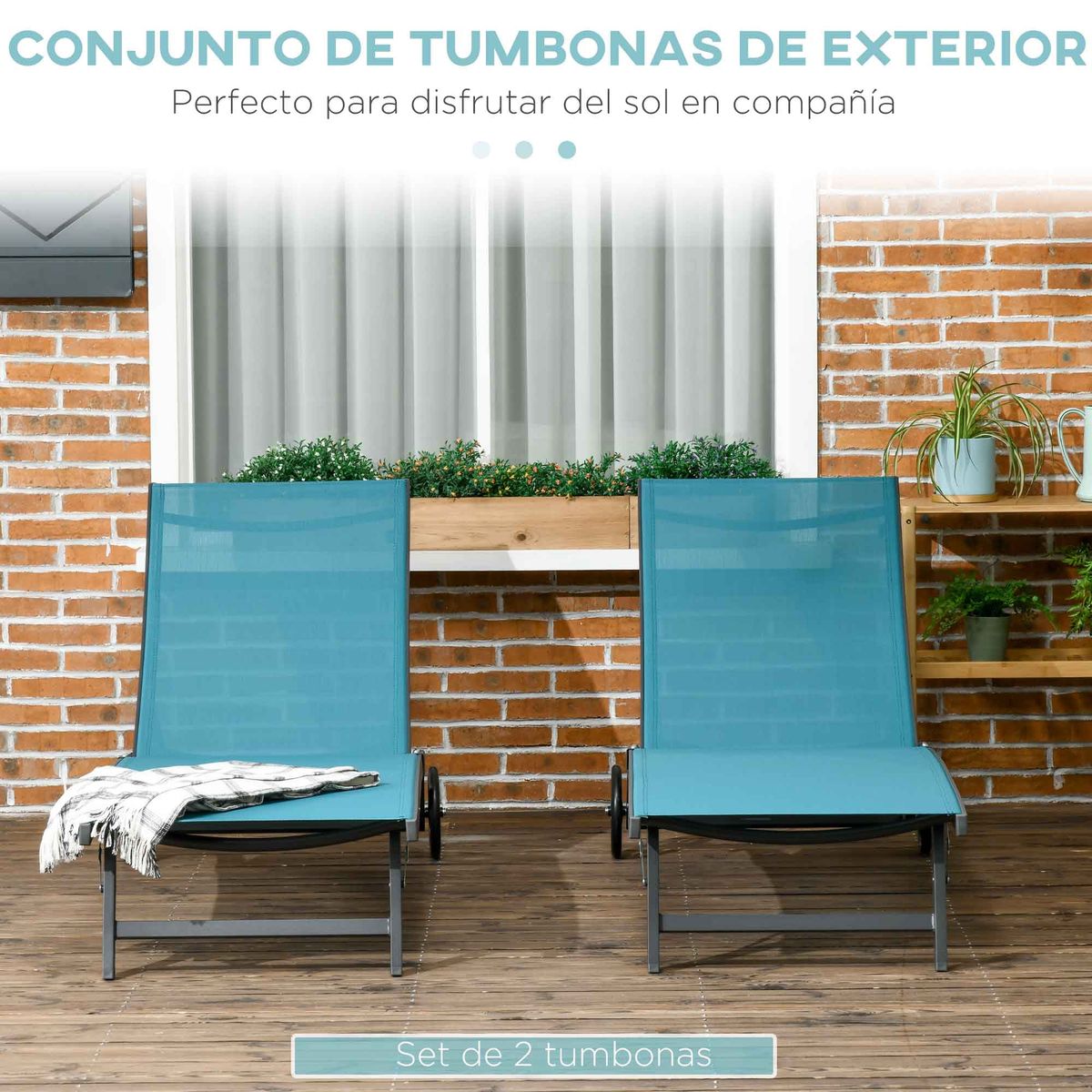 Pack-de-2-tumbonas-Lucas-Outsunny-reclinables-con-ruedas-azul-102x165x66-cm