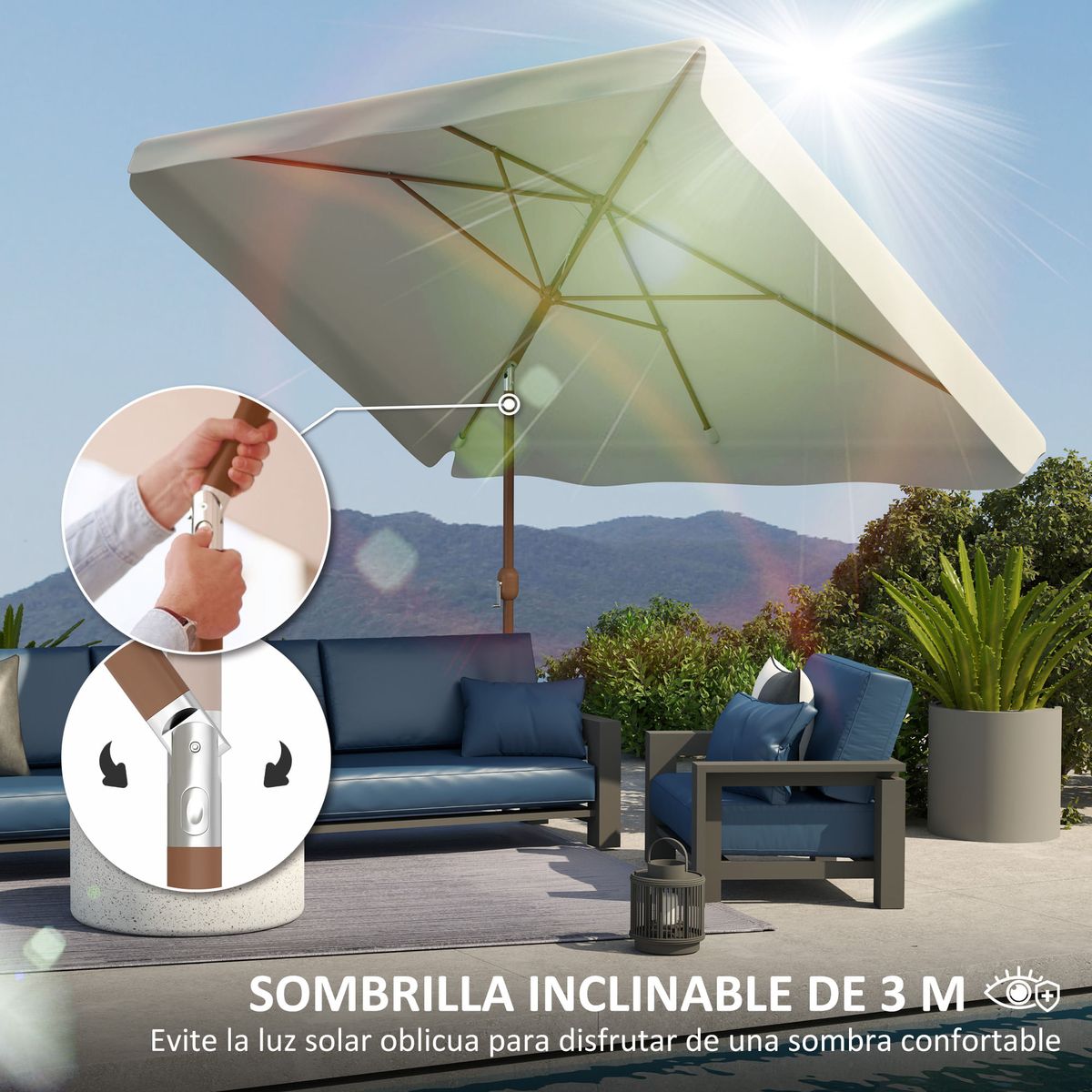 Sombrilla-de-terraza-Loto-Outsunny-con-manivela-y-angulo-ajustable-crema-245x300x200-cm
