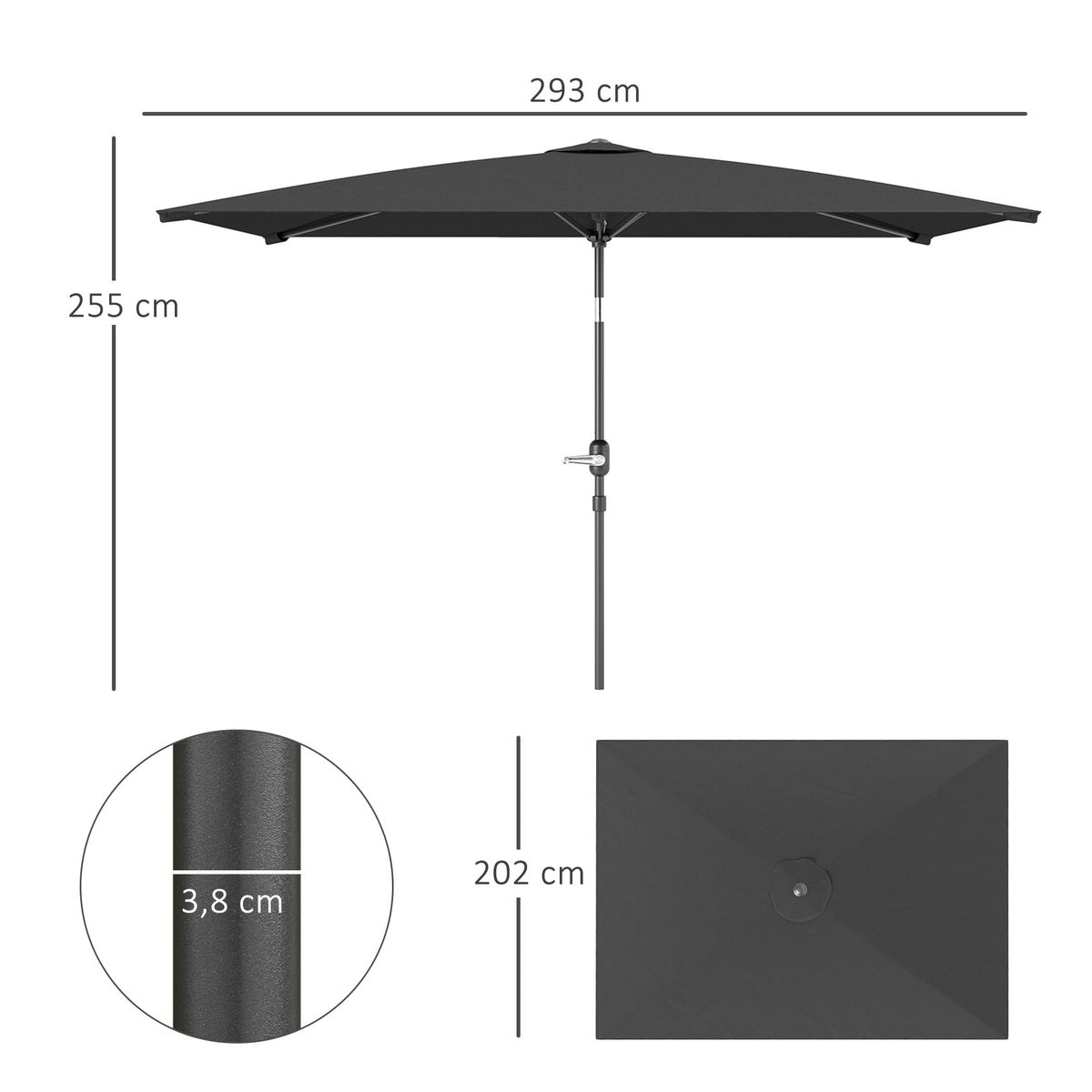 Sombrilla-de-terraza-Annia-Outsunny-con-manivela-angulo-ajustable-gris-oscuro-255x198x294-cm