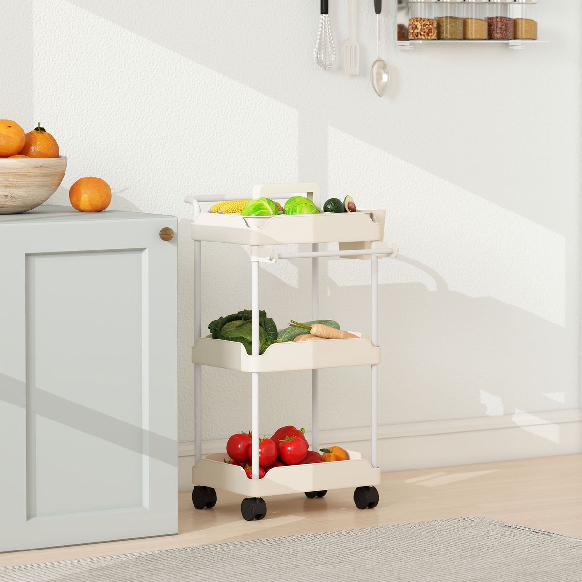 Carrito-auxiliar-Ritual-Homcom-con-cestas-extraibles-y-4-ruedas-blanco-76x42x425-cm