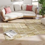 Alfombra-Alma-Homcom-pelo-corto-diferentes-diseños-beige-15x170x120-cm
