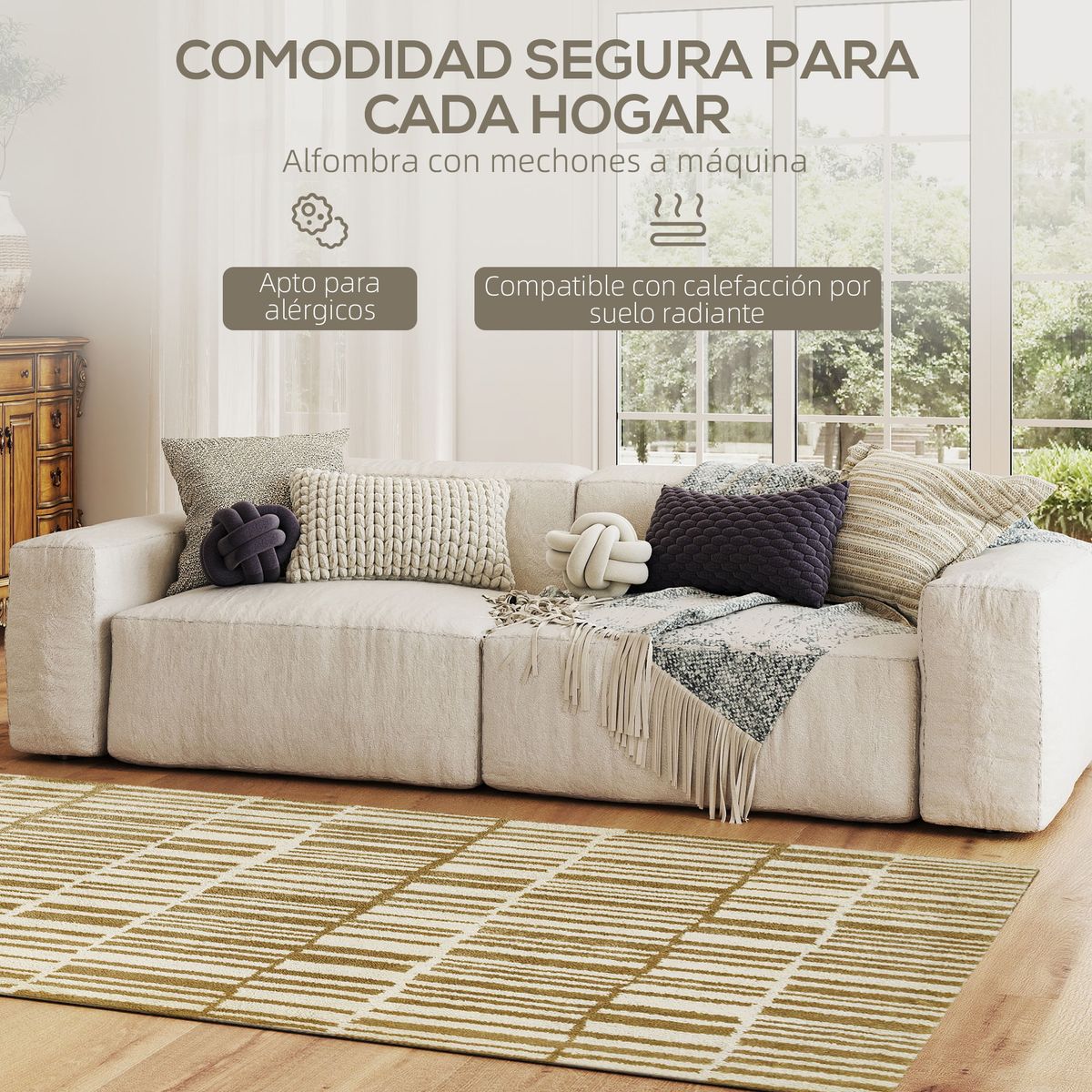 Alfombra-Alma-Homcom-pelo-corto-diferentes-diseños-beige-15x170x120-cm