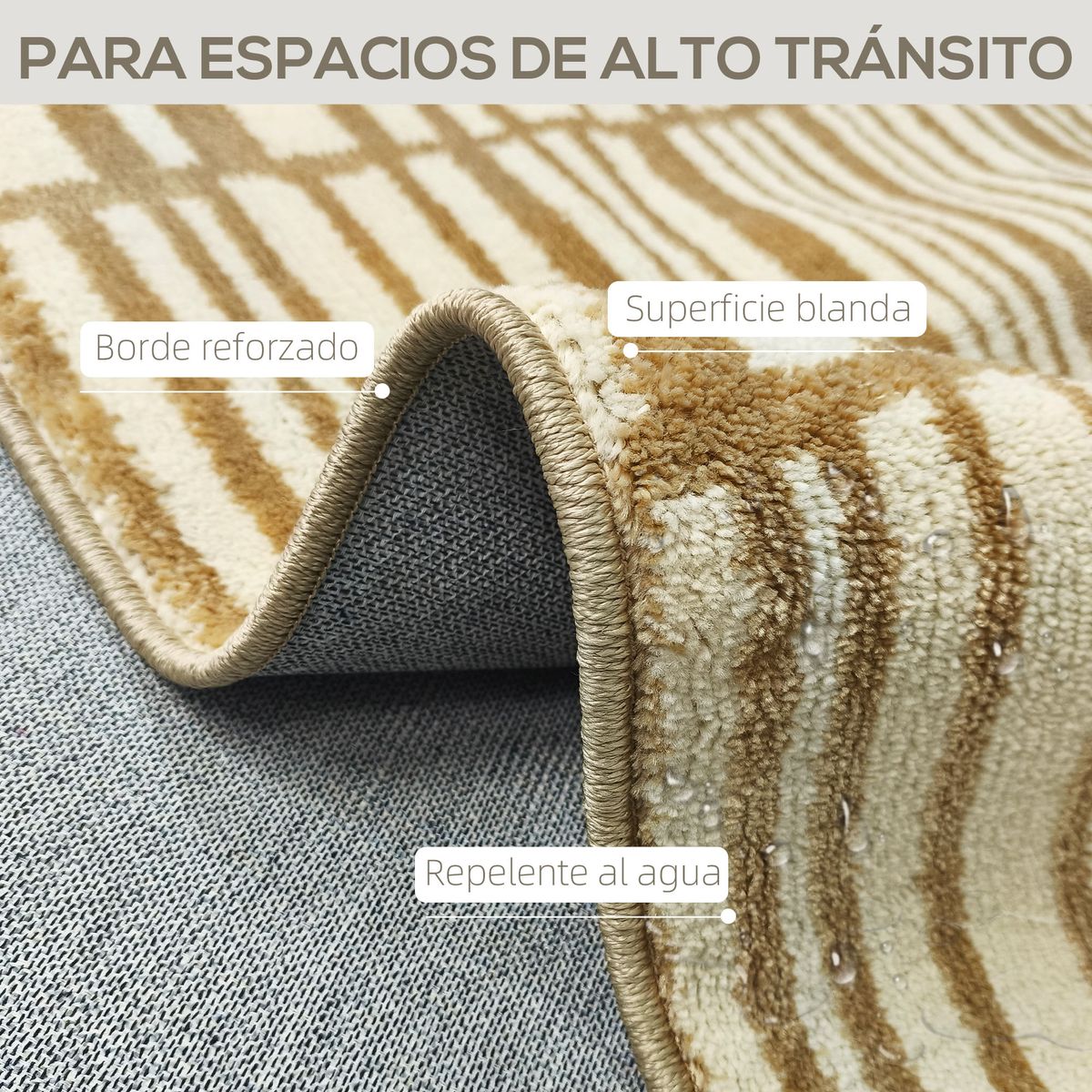 Alfombra-Alma-Homcom-pelo-corto-diferentes-diseños-beige-15x170x120-cm