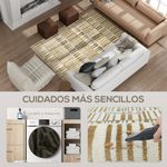 Alfombra-Alma-Homcom-pelo-corto-diferentes-diseños-beige-15x170x120-cm
