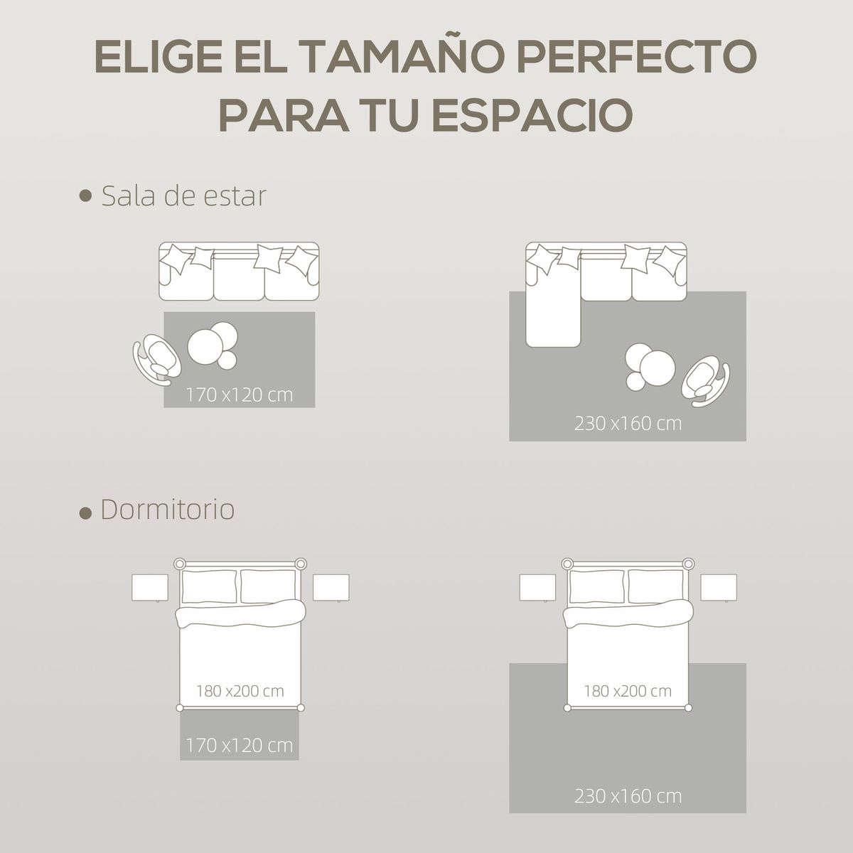 Alfombra-Alma-Homcom-pelo-corto-diferentes-diseños-beige-15x170x120-cm