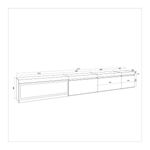 Mueble-de-TV-modelo-Kroma-3-puertas-con-chimenea-izquierda-negro-45x318x35-cm