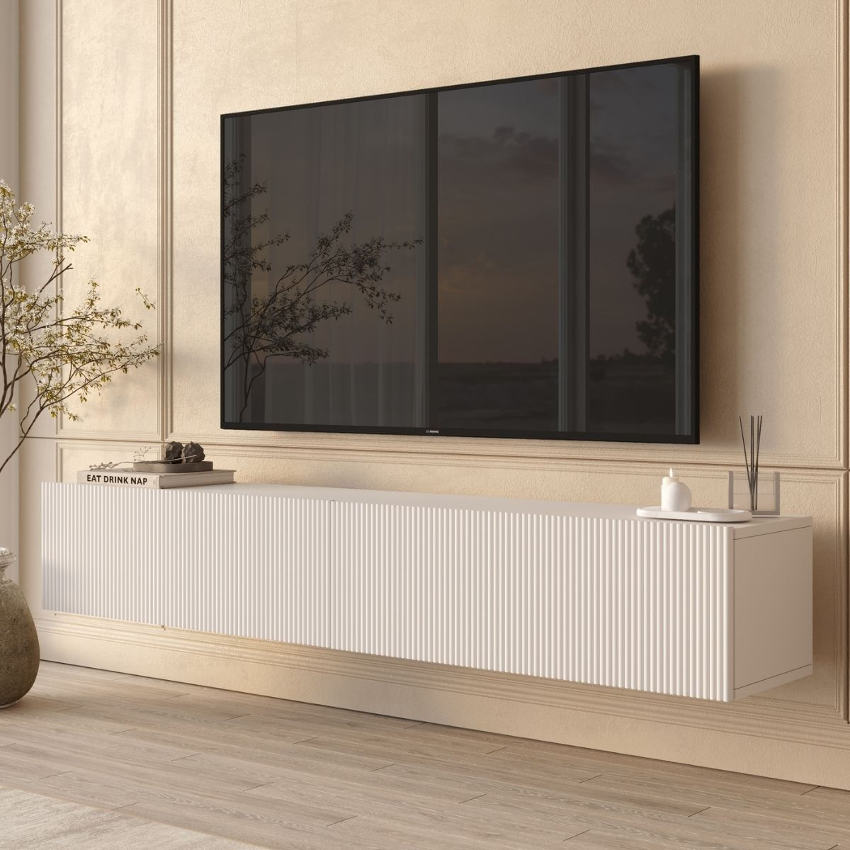 Mueble-de-TV-Arco-2-puertas-diseño-flotante-blanco-296x180x316-cm