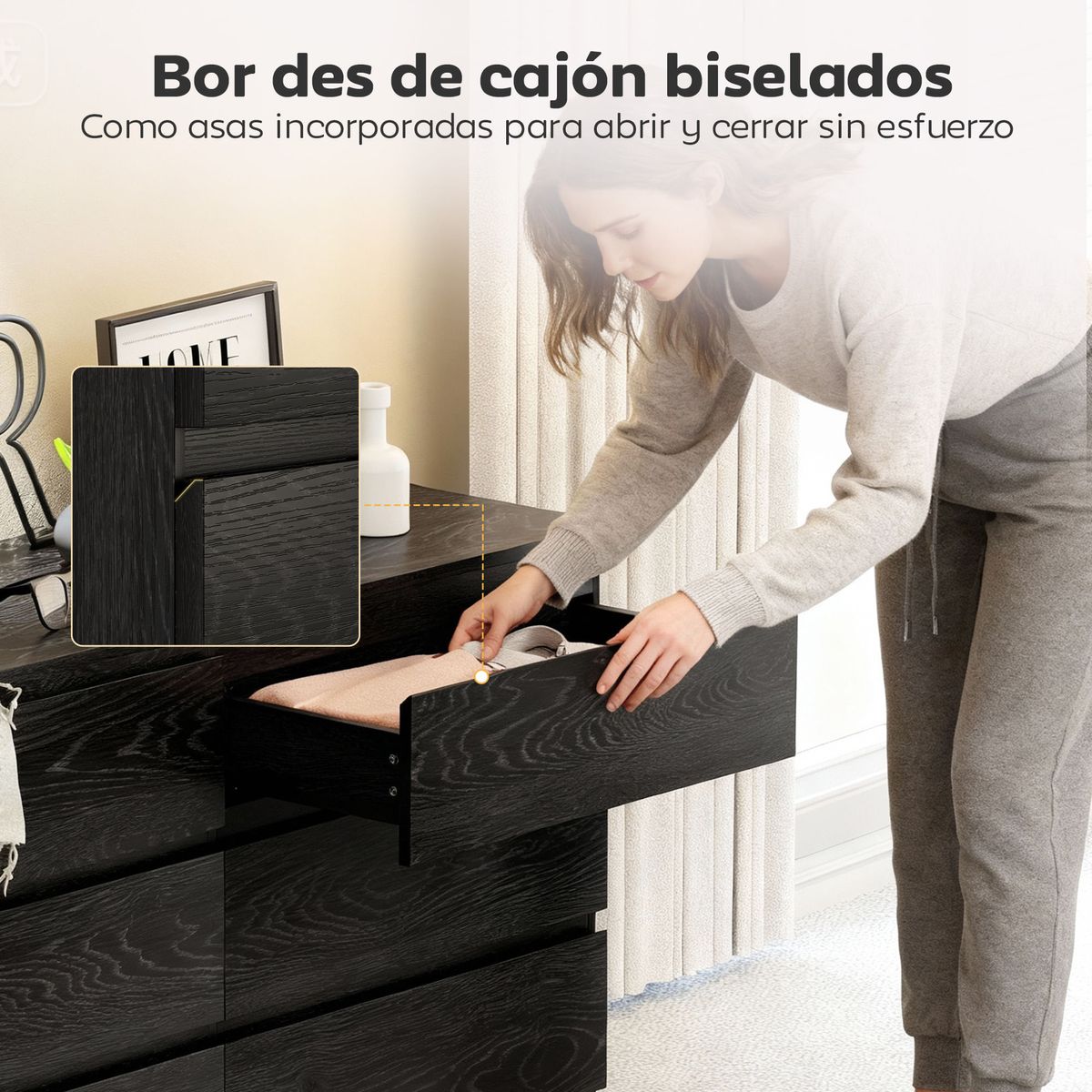 Comoda-Colombia-Homcom-6-cajones-negro-71x140x40-cm-