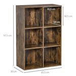 Estanteria-Nora-Homcom-6-compartimentos-abiertos-marron-975x655x30-cm-