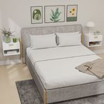 Pack-de-2-mesitas-de-noche-Berta-flotantes-con-estante-y-cajon-blanco