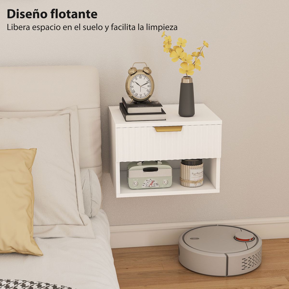 Pack-de-2-mesitas-de-noche-Berta-flotantes-con-estante-y-cajon-blanco