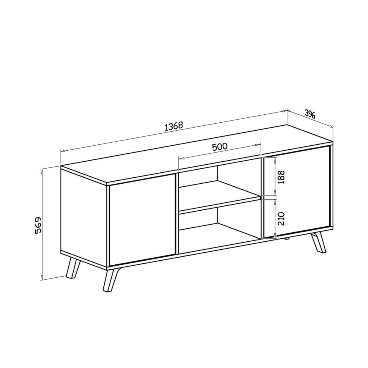 Mueble-de-TV-Wind-2-puertas-con-2-estantes-natural-gris-57x137x40-cm-
