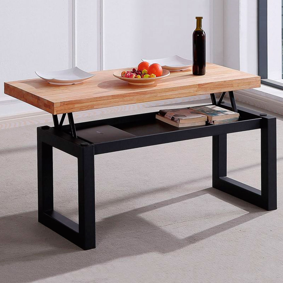 Mesa-de-centro-elevable-Loft-con-hueco-de-almacenaje-roble-Nordish-negro-475-62x120x60-cm