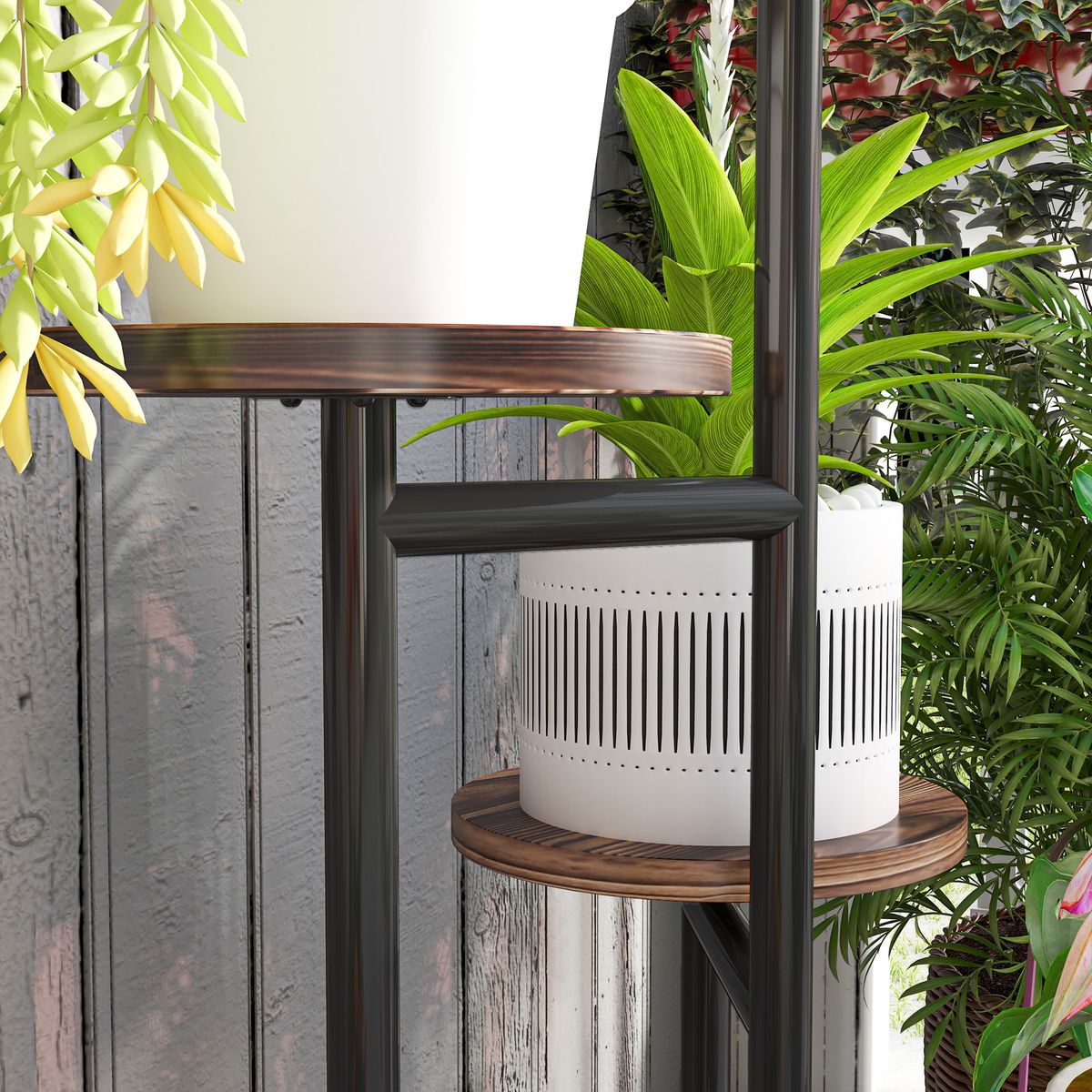 Soporte-para-plantas-Rizo-Outsunny-4-estantes-negro-marron-70x43x43-cm