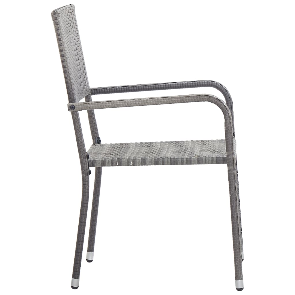 Pack-2-sillas-de-jardin-Nerea-diseño-apilable-gris-87x51x60-cm-