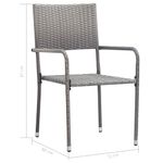 Pack-2-sillas-de-jardin-Nerea-diseño-apilable-gris-87x51x60-cm-