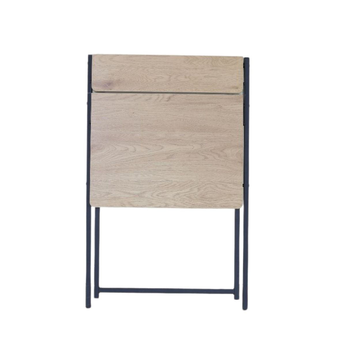 Escritorio-Hikka-diseño-plegbale-con-estante-superior-negro-natural-875x64x52-cm
