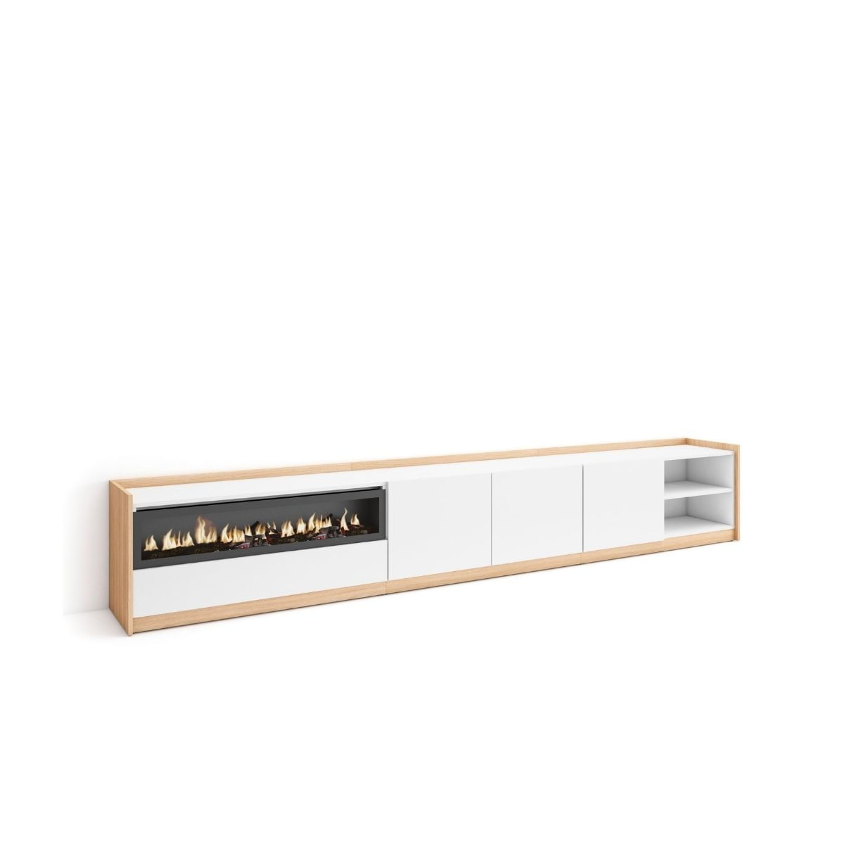 Mueble-de-TV-Kroma-3-puertas-con-chimenea-izquierda-blanco-495x3092x35-cm