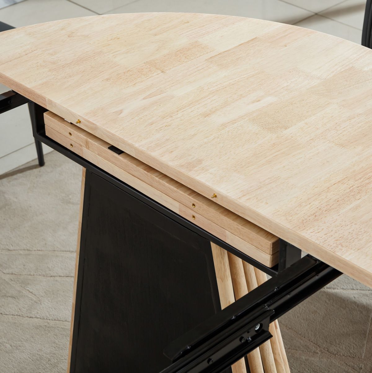Mesa-de-comedor-Grove-redonda-extensible-nordish-76x120-160-200x120-cm-detalle