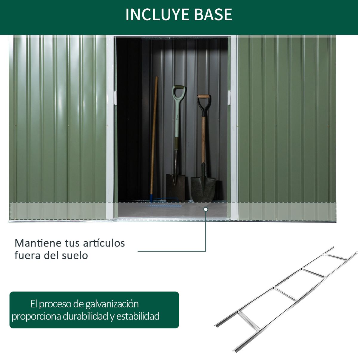 Caseta-de-jardin-Diana-Outsunny-puertas-correderas---ventilacion-verde-158-172x280x130-cm-