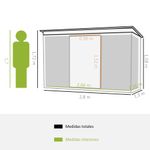 Caseta-de-jardin-Diana-Outsunny-puertas-correderas---ventilacion-verde-158-172x280x130-cm-